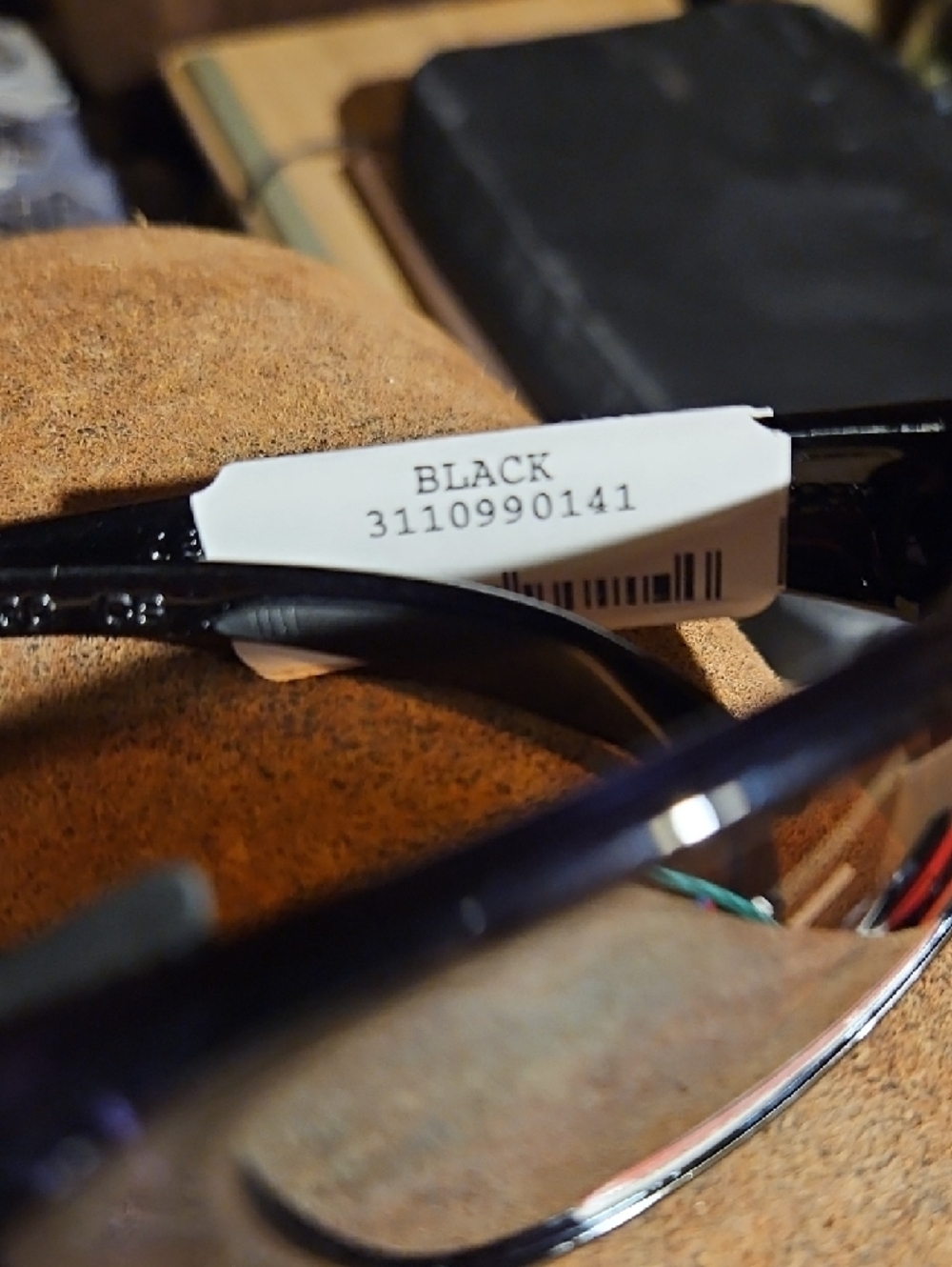 liberty Black Frame Sunglasses with Mirrored Pink-Orange Lenses